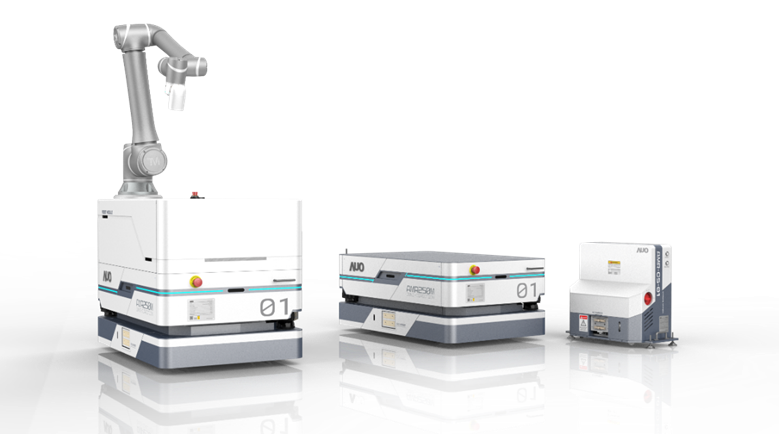 EMC易倍數位開發的自主式移動機器人（AMR250M），搭配全向輪並結合AI演算法、2D LiDAR、3D攝影機等技術，協助客戶實現產線全自動化